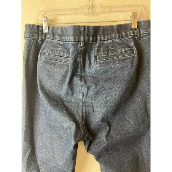 St John’s Bay Sz 14 Crop Dark Wash Jean Blue - Picture 7 of 9